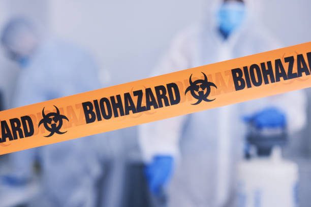 Professional Biohazard technician working in Adell, WI